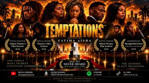 Air Force vet Fatima Aisha’s TEMPTATIONS™ universe racks up 2026 festival nods and a w3 Silver Award