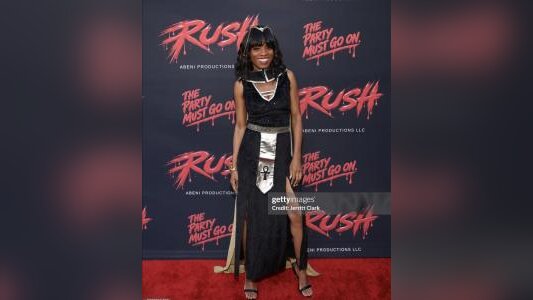 Angelique Bates adds RUSH to red carpet run after sold-out Layzie Bone gig
