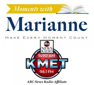 Moments with Marianne adds Brad Meltzer, Stoney Mathis, and Beverly Engel